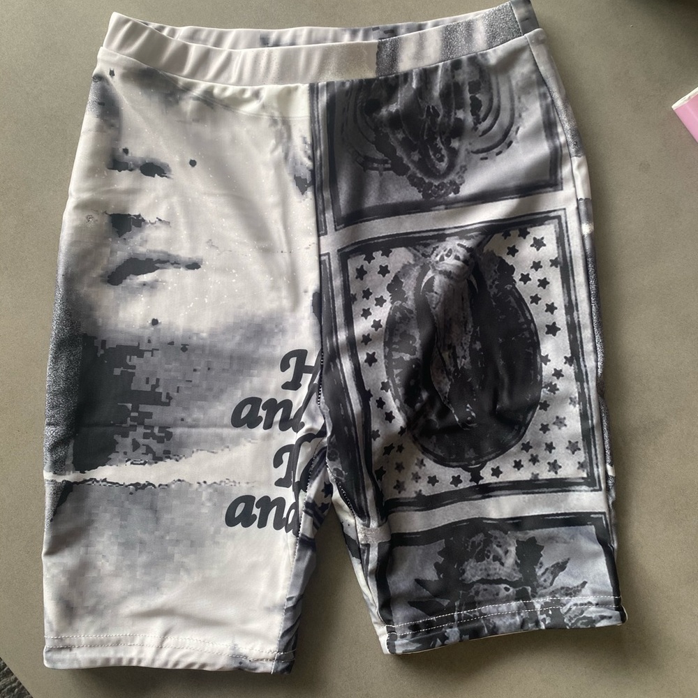 DANIELLE GUIZIO ROMAN BIKE COLLAGE BICYCLE SHORTS - Picture 3 of 6